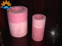 Application of amorphous refractory material